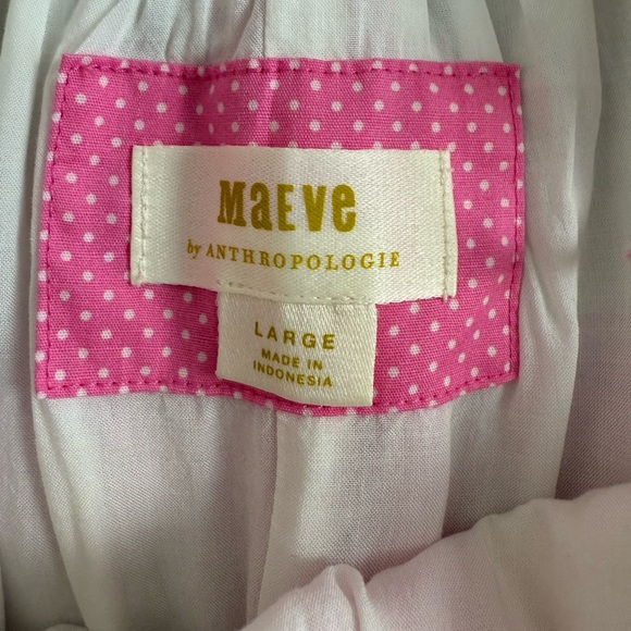 Anthropologie Maeve Linen Tie-Back Maxi Dress - Picture 8 of 10